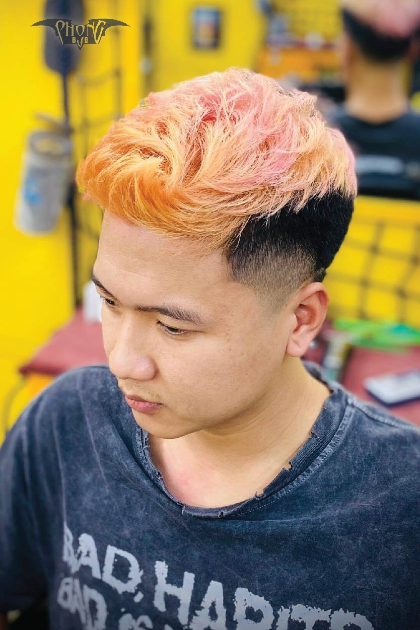 Tự nhuộm màu Cam đào tại nhà hàng nội địa Việt Nam không gây hư tổn cho  tóc Trọn bộ tặng gang tay trợ nhuộm  Lazadavn